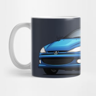 Peugeot 206 RC - Blue Mug